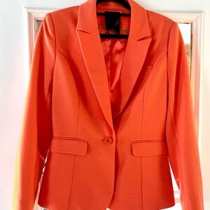 Chic Orange Women's Blazer